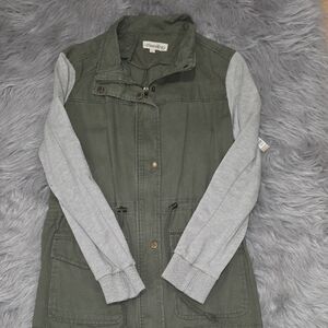 Urbanaology Green and Gray Women's Jacket
